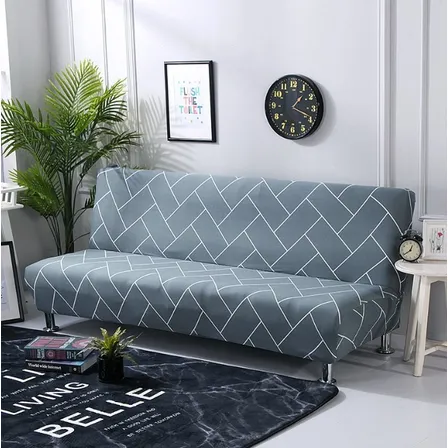 Cubre Futon Color Gris Line