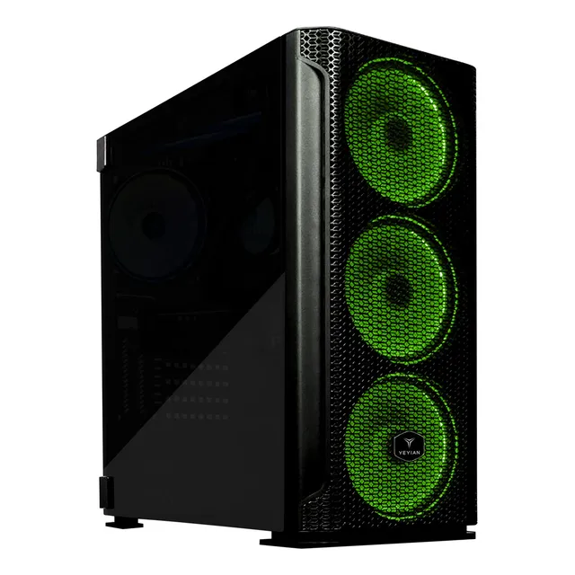 Pc Gamer Yeyian Nvidia Geforce Rtx 5070 12gb Gddr7, Amd Ryzen 5 5600x 4.6 Ghz, 32gb Ddr4 3200mhz, 1tb Nvme M.2 Gen 4, 750w Bronze, Enfriamiento 120mm, Wifi,bluetooth, Ypa-hb560xc-5701m