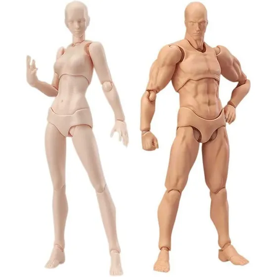 Figura Dibujo Maniqui Articulado Modelo Para Boceto Pintura