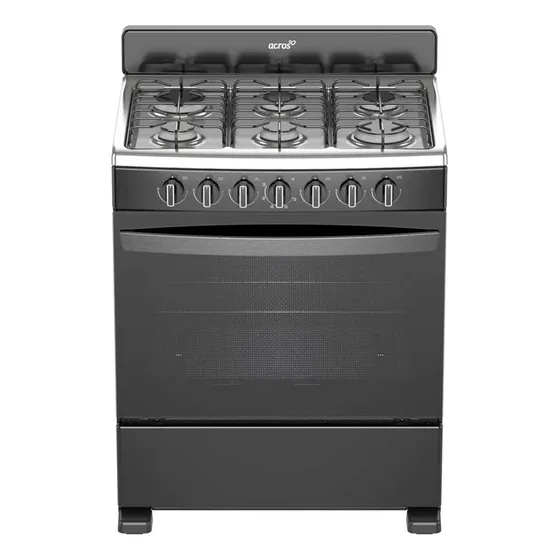 Estufa Al Piso A Gas Acros 30 Negro