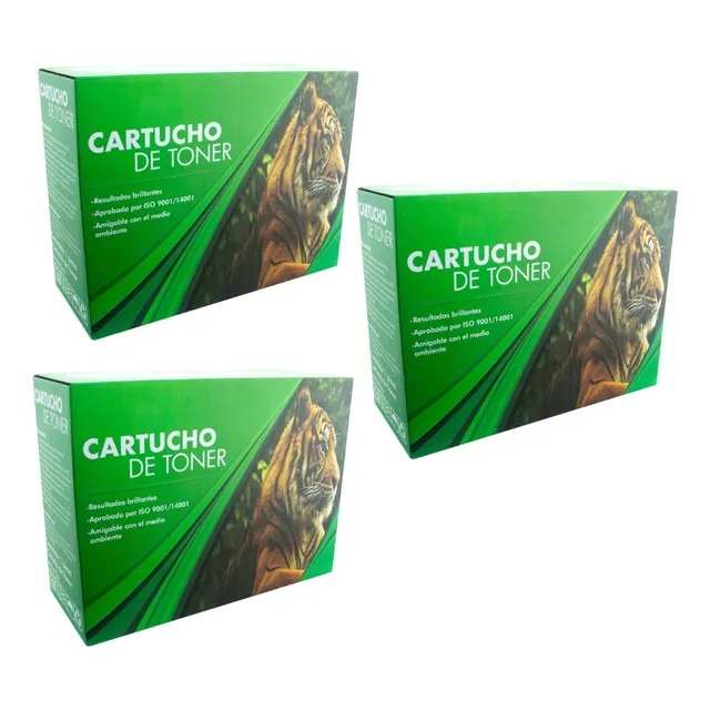 3 Pza Cf281x Toner 81x Con Chip Compatible Con M606