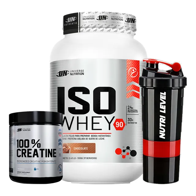 Iso Whey 90 1.1 Kg + Creatina Un 250 Gr