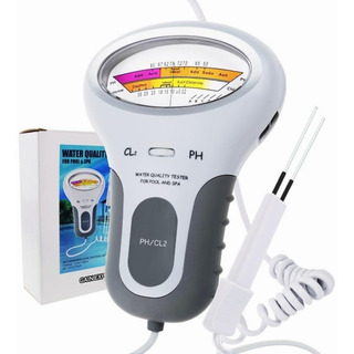 Medidor De Cloro Y Ph Para Agua Con Probador Individual Cl2 Medidor De Cloro Y Ph Para Agua Con Probador Individual Cl2