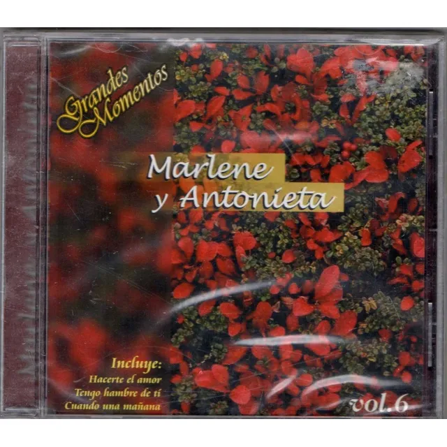 Marlene Y Antonieta Grandes Vol. 6 Cd Original Nuevo Qqd Zz