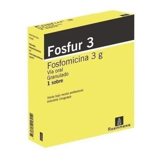 Fosfur 3 Gr  1 Sobre | Fosfomicina