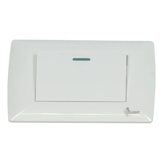 Apagadores Sencillos Blanco 3way 72mm