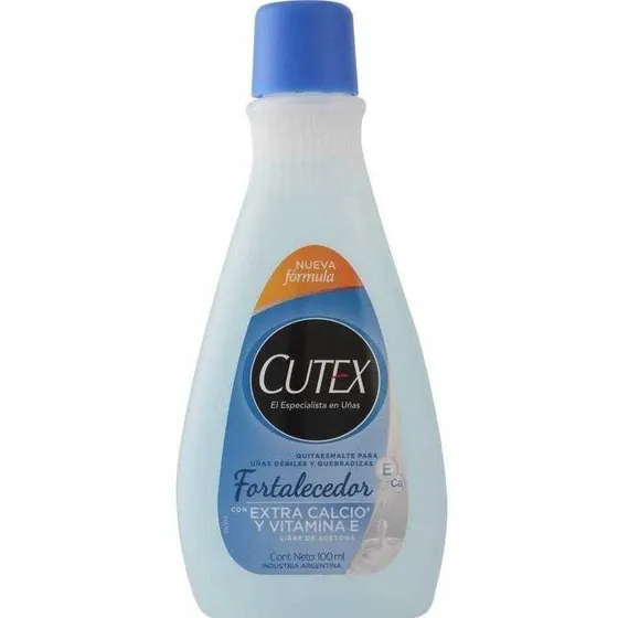 Cutex Quitaesmalte Fortalecedor Vit E Y Calcio X 100ml