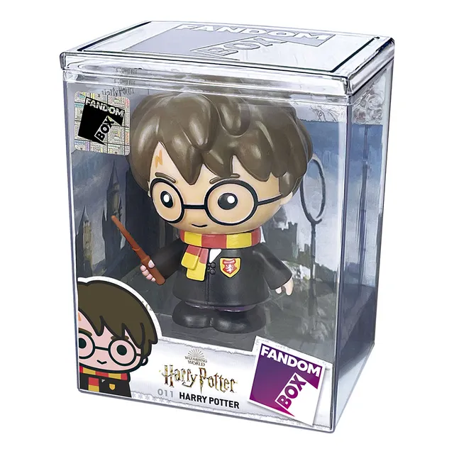 Boneco Harry Poter Fandom Box Caixa Acrílica Decorativa