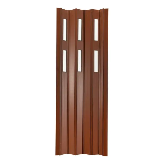 Puerta Plegadiza Pvc Reforzada A Medida Vidriada Plegable 