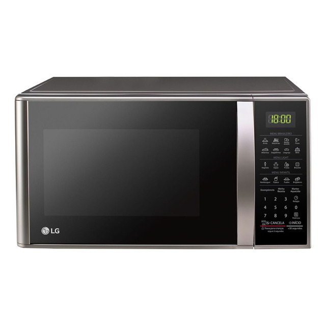 Micro-ondas LG 30 Litros Prata Limpa Fácil (ms3043br) 110v Micro-ondas LG 30 Litros Prata Limpa Fácil (ms3043br) 110v