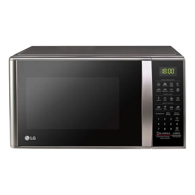 Micro-ondas LG 30 Litros Prata Limpa Fácil (ms3043br) 110V