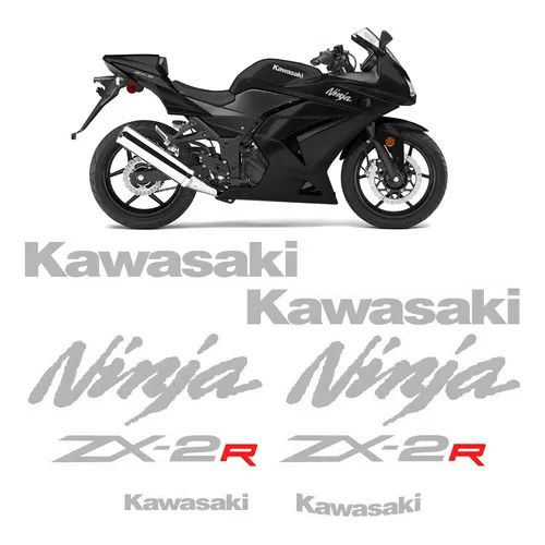 Kit Adesivo Compatível Kawasaki Ninja Zx-6r 636 2013 Branca