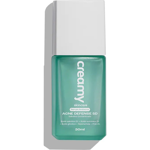 Creamy Skincare Sérum Antiacne Acne Defense 5d 30ml | Salicílico Concentrado, 5 Defesas Co...