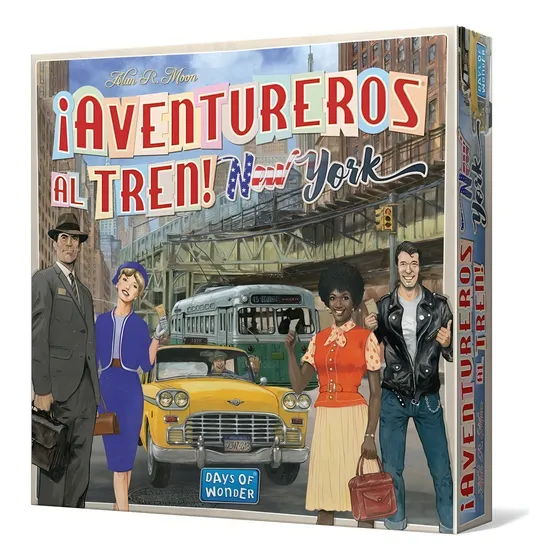 Juego De Mesa - ¡aventureros Al Tren! New York