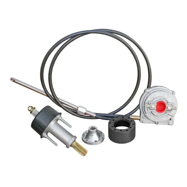 Sistema De Dirección P/lancha Caja + Cable 11pies Mayor 90hp