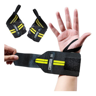 Par De Protetor De Punho Profissional Para Crossfit Academia Preto Par De Protetor De Punho Profissional Para Crossfit Academia Preto