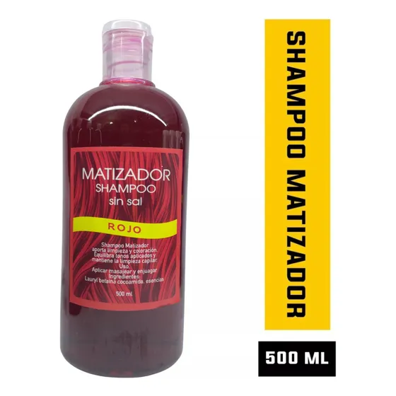 Shampoo Matizadore Sin Sal Azul, Violeta,grafito, Rojo Cano