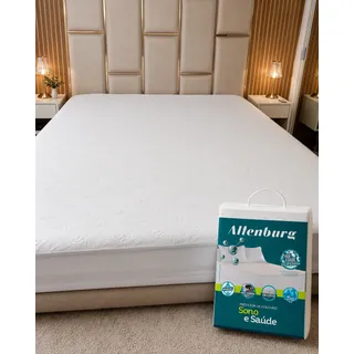 Protetor Colchão Impermeável Elástico Altenburg Queen Sono Branco Liso Queen
