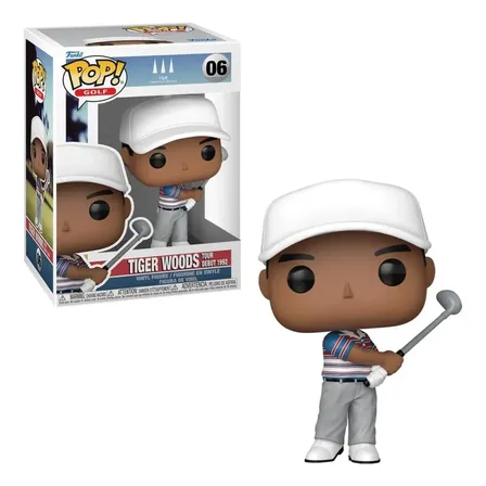Boneco Funko Pop! Golf Tiger Woods Estreia No Tour 1992