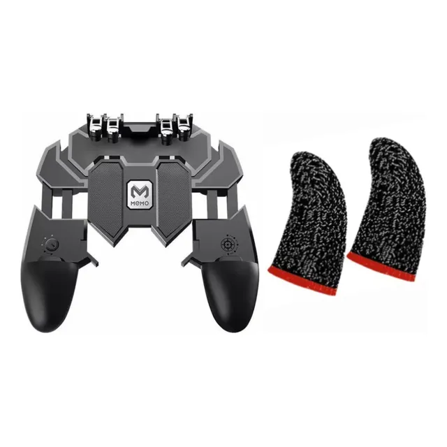 Gatillos Gamepad Control Para Celular 4 Gatillos + Dedales