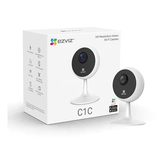 Cámara De Seguridad Wifi Inalámbrica Interior + Audio Color Blanco