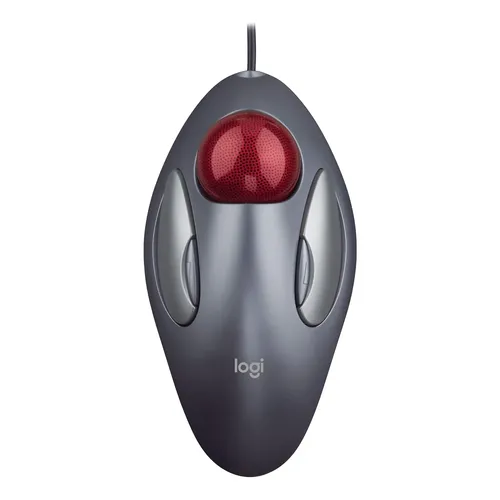 Mouse Logitech Trackball Trackman Marble Cinza | MercadoLivre