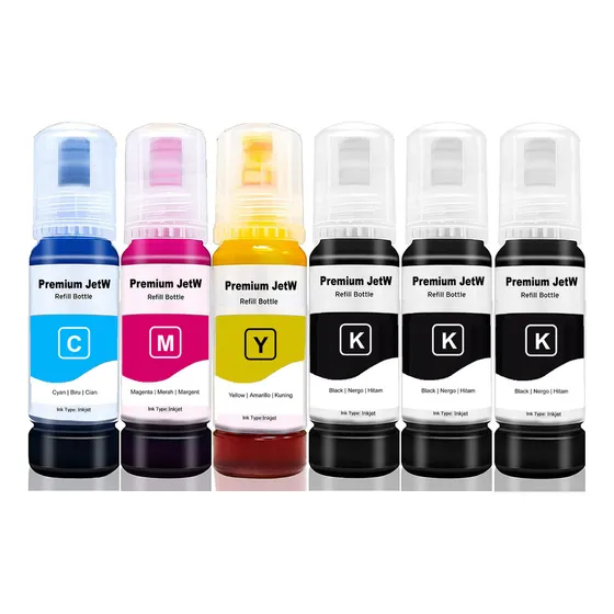 6x Tinta Para Canon Gi13 K C M Y Red Gray 13 Maxx G610 G510 Tinta Preta Ciano Magenta Yellow Red Gray