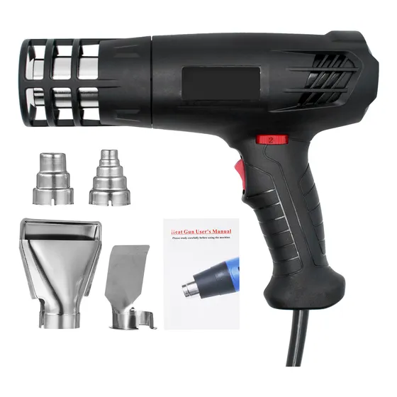 Hot Air Hine 1600-2000 W, Doble Temperatura, 4 Boquillas Par