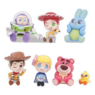 Juego De 7 Muñecos De Acción Con Dibujos Animados De Woody B Juego De 7 Muñecos De Acción Con Dibujos Animados De Woody B
