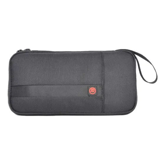 Estuche Para Pasaporte Radioshack Nylon, Negro Diseño De La Tela Nylon