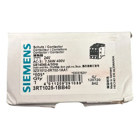Siemens 3rt1025-1bb40 Contactor