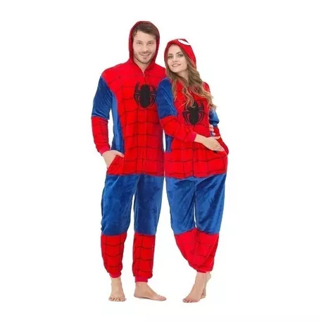 Pijama Onesie_kigurumis - Spiderman _ Adultos