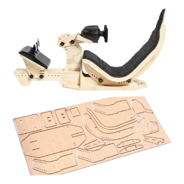 Projeto Cockpit Diy Gamer Corte Manual Vetor Cnc Router