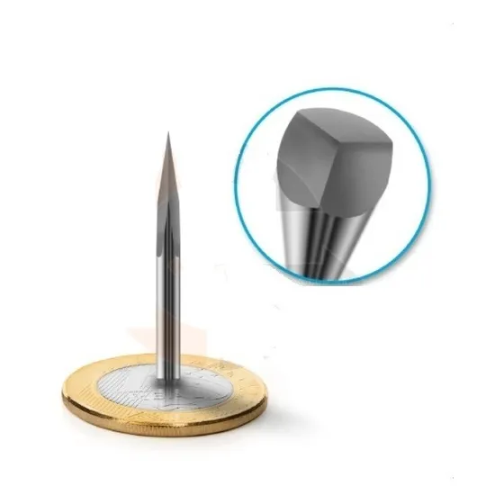 Fresa Gravação Piramidal 20° X 0,1mm Metal Duro