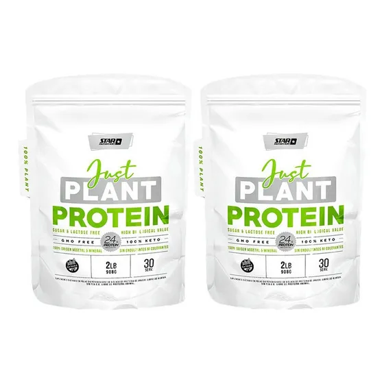 Just Plant Protein Star Nutrition Vegana 2 Un X 2 Lb
