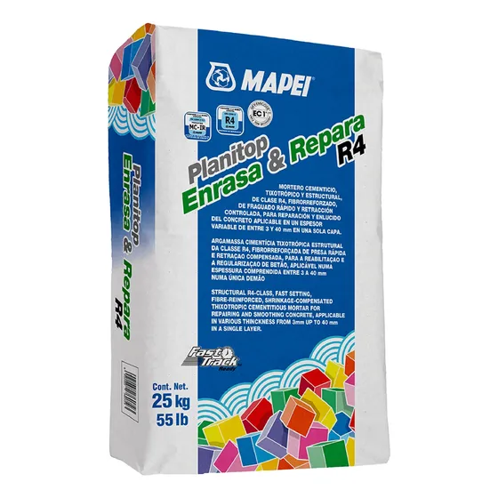 Planitop Enrasa Repara R4 Reparador Estructural De Concreto