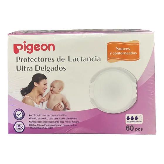 Absorbentes Pigeon Protector de Lactancia Ultra Delgado 60p
