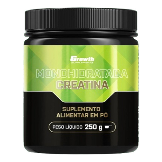 Creatina Monohidratada Growth Supplements 250g Sem Sabor Em Pó Creatina Monohidratada Growth Supplements 250g Sem Sabor Em Pó
