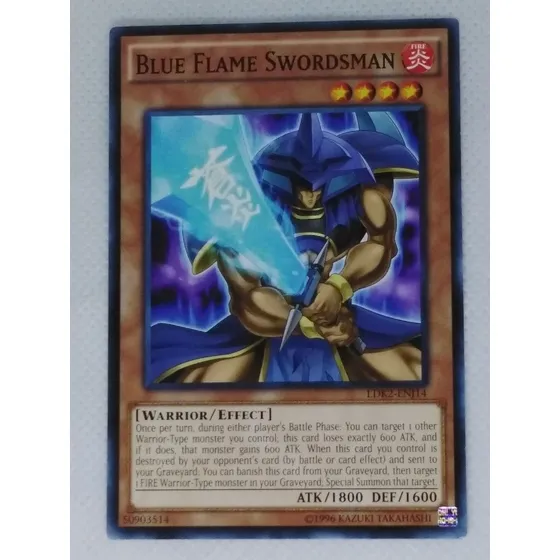 Blue Flame Swordsman Espadachín De La Llama Azul Yugioh 