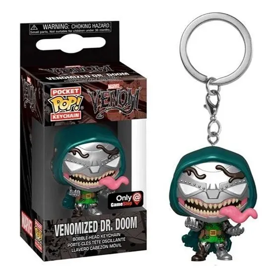 Funko Pocket Pop Keychain Venomized Dr. Doom Gamestop