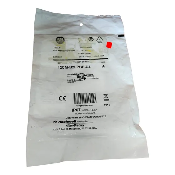 42cm-b2lpbe-d4  Allen Bradley Metal Sensor 18 Mm Cylindrical