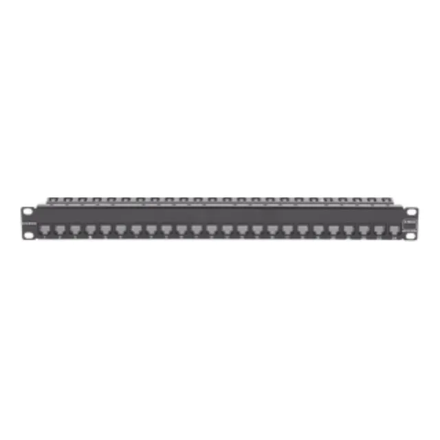 Patch Panel Z-max De 24 Puertos, Blindado, Precargado Con