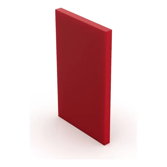 Lamina De Acrilico Rojo De 3 Mm De 122 X 244 Cm