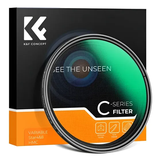 Filtro Estrella 58mm Ajustable 4-8 Puntos K&f Concept