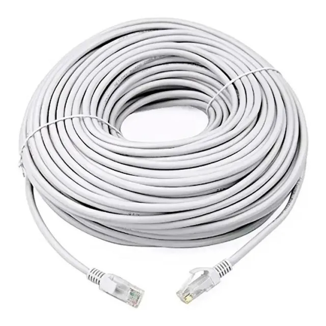 Cable Red Utp Cat 6 Lan Rj45 10 Metros Gris