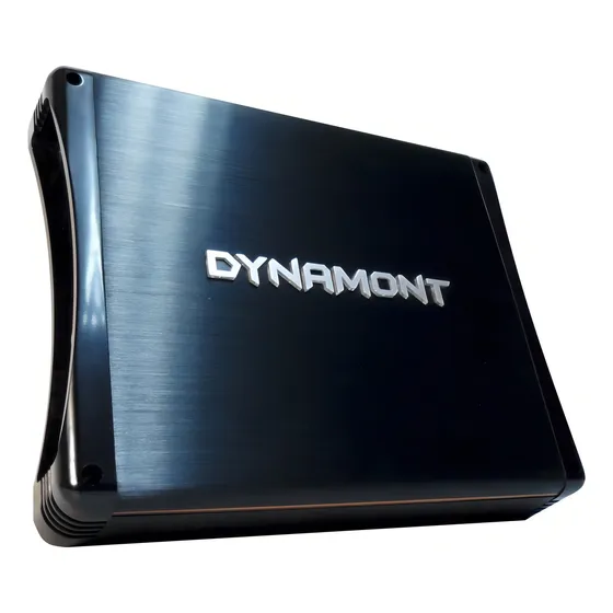 Potencia Auto Dynamont D1600.1 Woofers Medio Full Range Color Negro