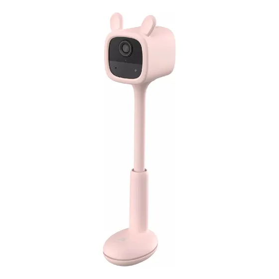 Camara Seguridad Wifi Full Hd Nocturna Monitor Bebe Pcreg Color Rosa Pálido
