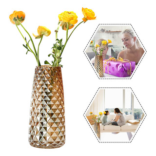 Vidrio Vertical De Galvanoplastia O Vase Transparente Vidrio Vertical De Galvanoplastia O Vase Transparente