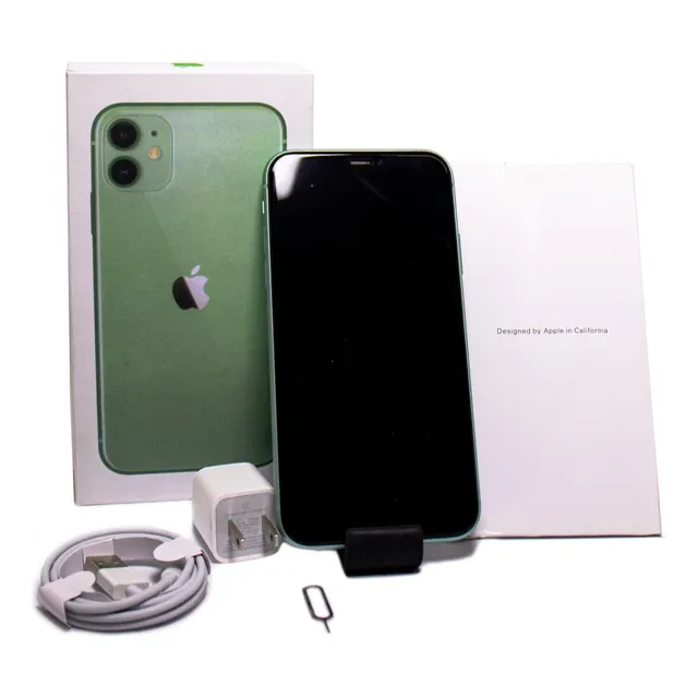 Apple iPhone 11 (64 Gb) Verde Con Caja Original Accesorios Manual