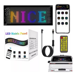 Panel Led Flexible Coche Negocio App Bluetooth Panel Led Flexible Coche Negocio App Bluetooth